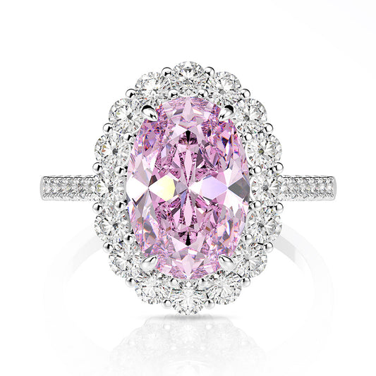 Luxury Oval Cut Diamond Statement Ring