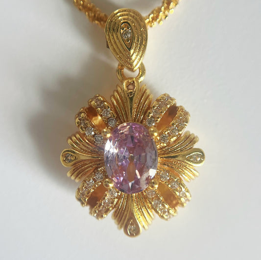Silk Ribbon Tale Necklace
