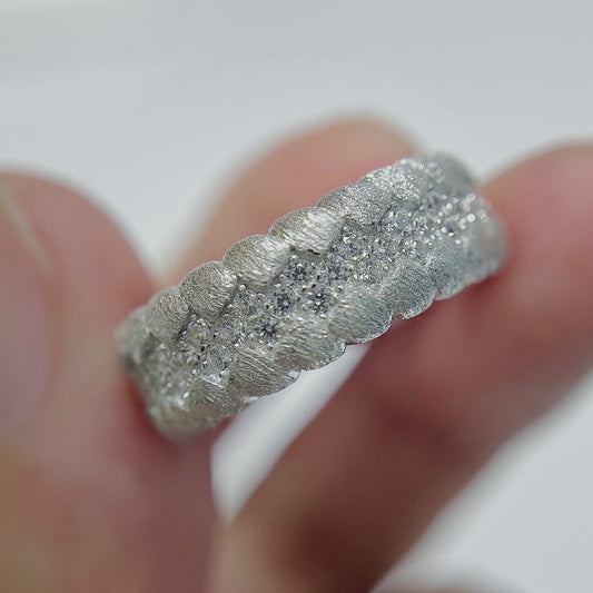 Stardust Stream 925 Sterling Silver Ring